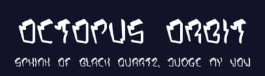Octopus Orbit by Medeina M — Script Handwritten Font — thumbnail 2
