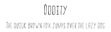 Oddity by Eric Mills — Script Handwritten Font — thumbnail 1