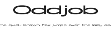 Oddjob by Ciaran Brandin — Sans Serif Font — thumbnail 1
