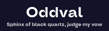 Oddval by Type Forward Foundry — Sans Serif Font — thumbnail 2