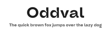 Oddval by Type Forward Foundry — Sans Serif Font — thumbnail 1