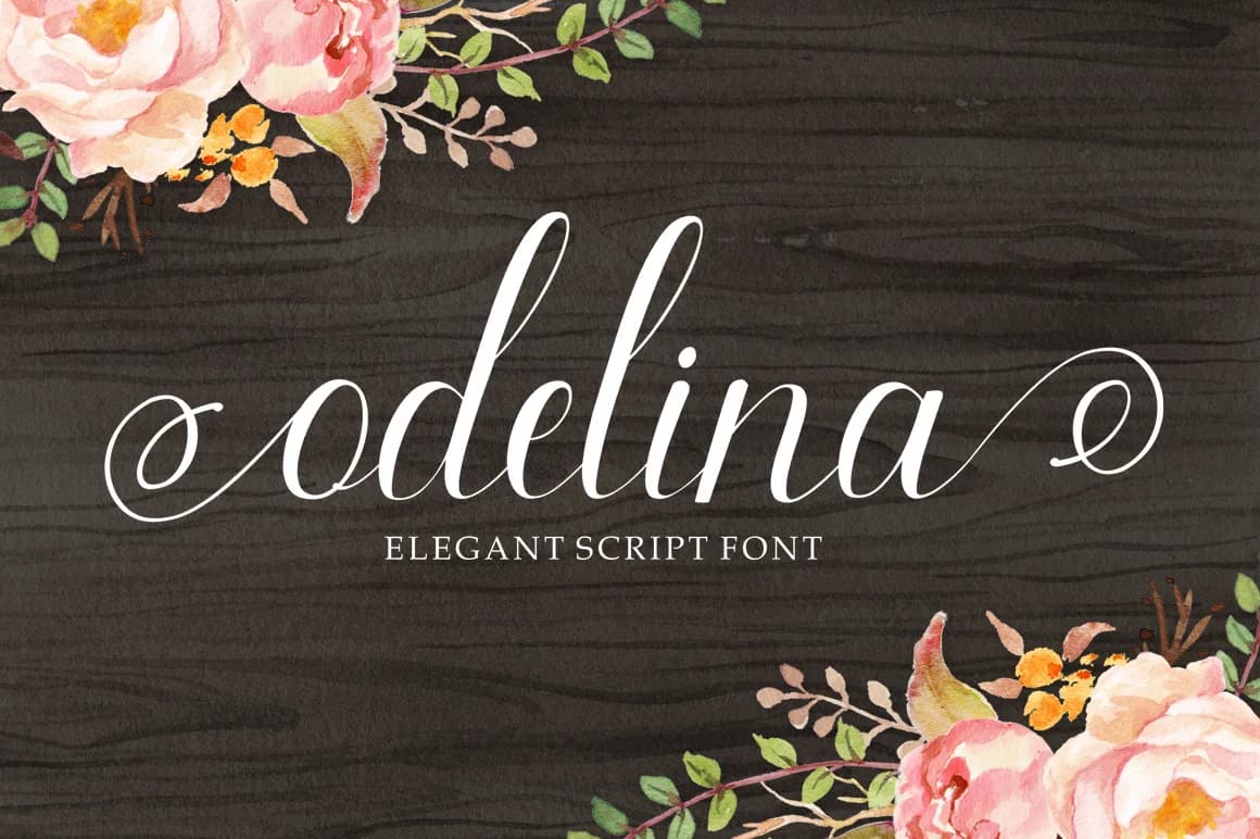 Odelina Font by joelpopon — Script Handwritten Font