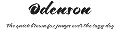 Odenson by Typotopia Studio — Script Handwritten Font — thumbnail 1
