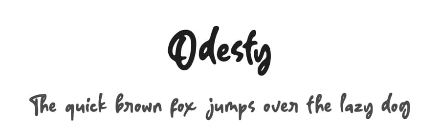 Odesty by Subectype & Orenari — Script Handwritten Font