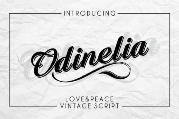Odinelia Font by bywahtung — Script Handwritten Font — preview 1