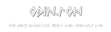 Odinson by Iconian Fonts — Dingbats Font — thumbnail 1