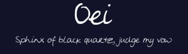 Oei by Hanoded — Script Handwritten Font — thumbnail 2