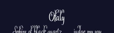 Ofaly by Digital Typeface Studio — Script Handwritten Font — thumbnail 2