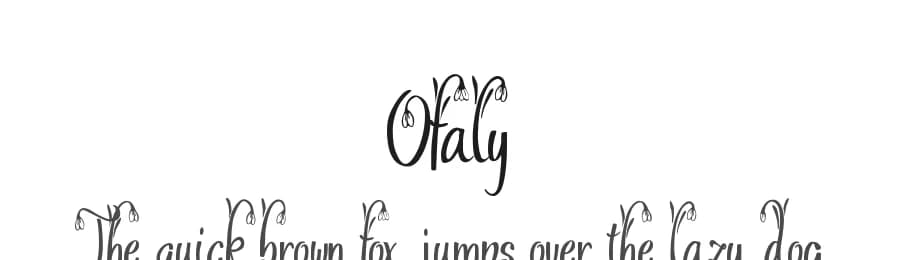 Ofaly by Digital Typeface Studio — Script Handwritten Font