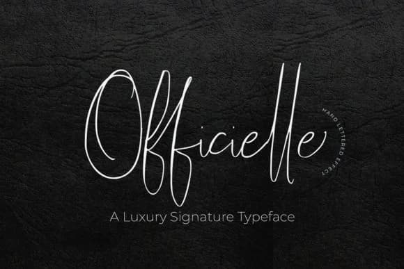 Officielle Script Font by Masketer — Script Handwritten Font