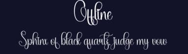Offline by Andi Moz — Script Handwritten Font — thumbnail 2
