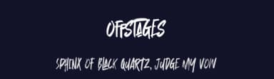 Offstages by Gassstype — Script Handwritten Font — thumbnail 2