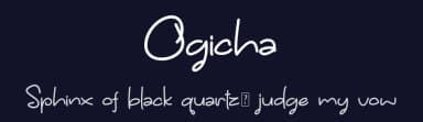 Ogicha by Marchtwentype — Script Handwritten Font — thumbnail 2