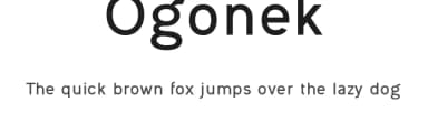 Ogonek by Levi Szekeres — Sans Serif Font — thumbnail 1