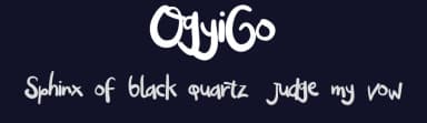 OgyiGo by 160 Studio — Script Handwritten Font — thumbnail 2