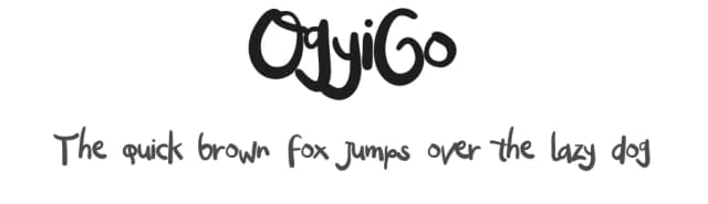 OgyiGo by 160 Studio — Script Handwritten Font
