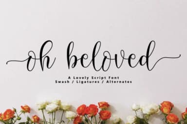 Oh Beloved Font by NissaStudio — Script Handwritten Font — thumbnail 1