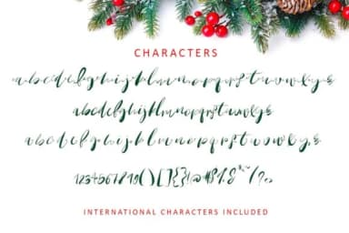 Oh Mistletoe Font by Creativeqube Design — Script Handwritten Font — thumbnail 2