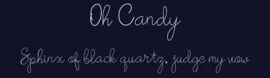 Oh Candy by AminMario — Script Handwritten Font — thumbnail 2