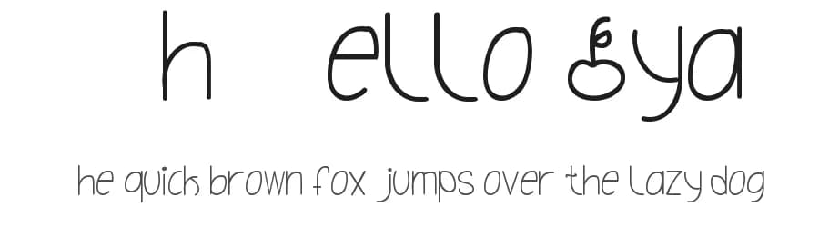 Oh Hello Dya by Vickie Martinez — Script Handwritten Font