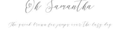 Oh Samantha by Konstantine Studio — Script Handwritten Font — thumbnail 1