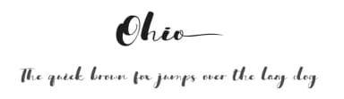 Ohio by Khurasan — Script Handwritten Font — thumbnail 1
