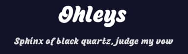 Ohleys by Angin Studio — Script Handwritten Font — thumbnail 2