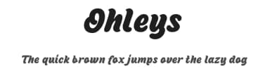 Ohleys by Angin Studio — Script Handwritten Font — thumbnail 1