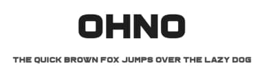 Ohno by Chequered Ink — Sans Serif Font — thumbnail 1