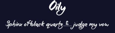 Oily by JSH creates — Script Handwritten Font — thumbnail 2