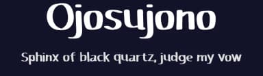 Ojosujono by Yahhya Anas — Script Handwritten Font — thumbnail 2