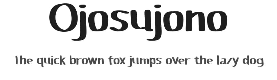 Ojosujono by Yahhya Anas — Script Handwritten Font