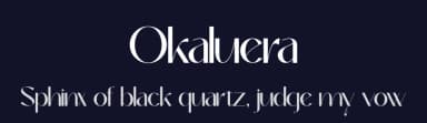 Okaluera by Hishand Studio — Sans Serif Font — thumbnail 2