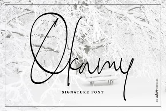 Okamy Font by ShiftStudios — Script Handwritten Font