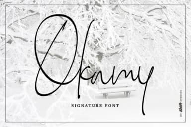 Okamy Font by ShiftStudios — Script Handwritten Font — thumbnail 1