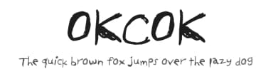 OKCOK by Okcok — Script Handwritten Font — thumbnail 1