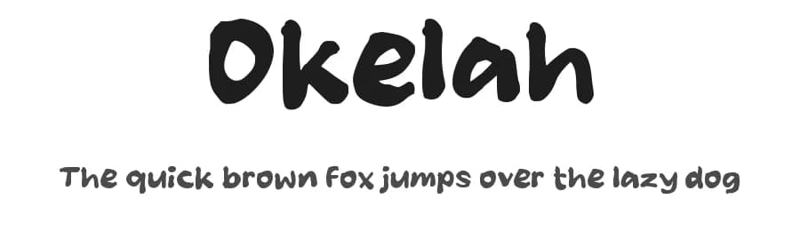 Okelah by wepfont.com — Script Handwritten Font