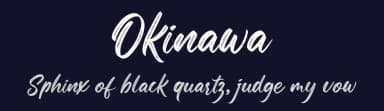 Okinawa by Din Studio — Script Handwritten Font — thumbnail 2