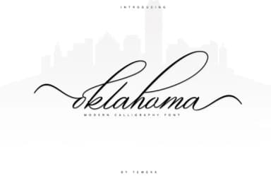 Oklahoma Font by Teweka — Script Handwritten Font — thumbnail 1