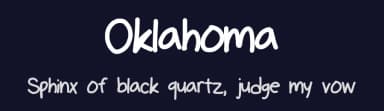 Oklahoma by Geronimo Font Studios — Script Handwritten Font — thumbnail 2