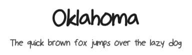 Oklahoma by Geronimo Font Studios — Script Handwritten Font — thumbnail 1