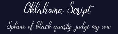 Oklahoma Script by Almeera Studio — Script Handwritten Font — thumbnail 2