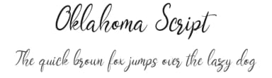 Oklahoma Script by Almeera Studio — Script Handwritten Font — thumbnail 1