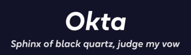Okta by Eugene Tantsurin — Sans Serif Font — thumbnail 2