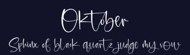 Oktober by Letterena Studios — Script Handwritten Font — thumbnail 2