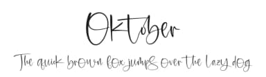 Oktober by Letterena Studios — Script Handwritten Font — thumbnail 1