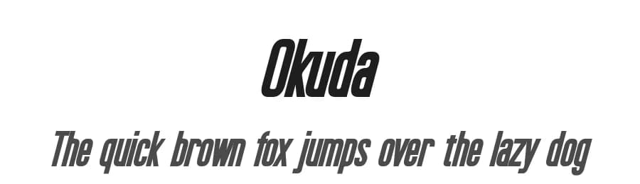 Okuda by Pixel Sagas — Sans Serif Font