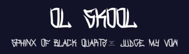 Ol Skool by Murder Fonts — Script Handwritten Font — thumbnail 2