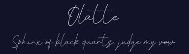 Olatte by Khurasan — Script Handwritten Font — thumbnail 2