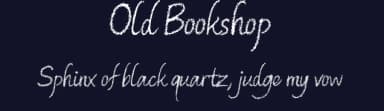 Old Bookshop by Poemhaiku — Script Handwritten Font — thumbnail 2
